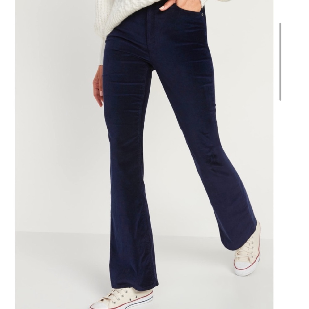 Navy blue *Velvet pants* NWT